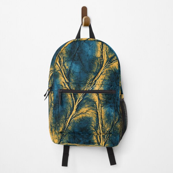 Item preview, Midnight Teal and Amber Vein Flow Art designed and sold by Piotrek0001.