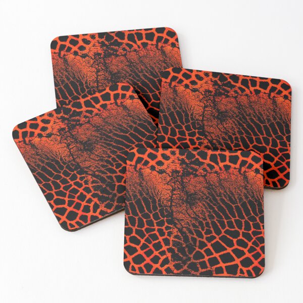 Item preview, Molten Orange Lava Cell Structure Art designed and sold by Piotrek0001.
