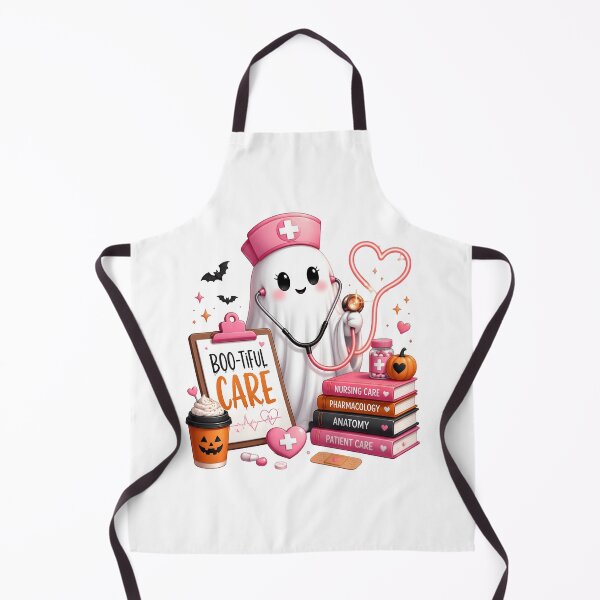 Item preview, ​Boo-tiful Care Ghost Nurse Pink Halloween designed and sold by Sovereign Supply Co..