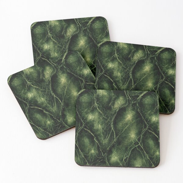 Item preview, Emerald Green Cellular Mesh Abstract Art designed and sold by Piotrek0001.