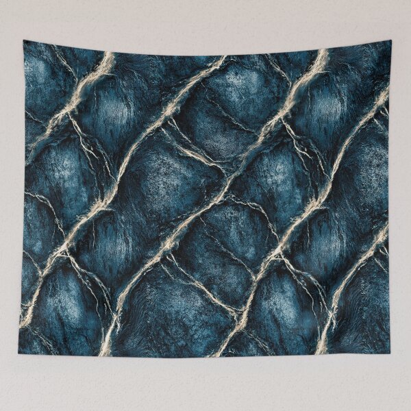 Item preview, Deep Ocean Blue Root Web Texture Art designed and sold by Piotrek0001.
