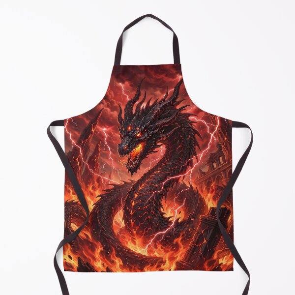 Item preview, Infernal Magma Dragon | Dark Fantasy Fire Wyrm designed and sold by rockyRG.