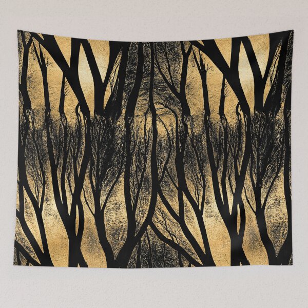 Item preview, Golden Birch Bark Organic Abstract Art designed and sold by Piotrek0001.