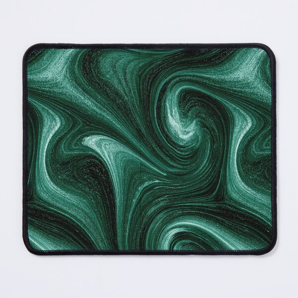 Item preview, Malachite Green Swirl Liquid Abstract Art designed and sold by Piotrek0001.