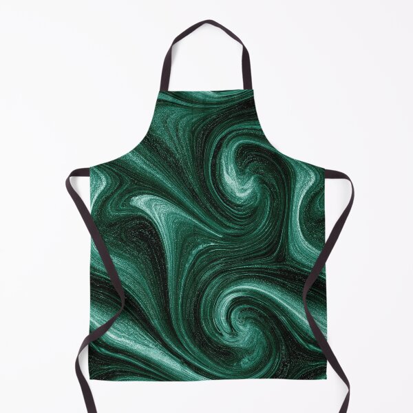 Item preview, Malachite Green Swirl Liquid Abstract Art designed and sold by Piotrek0001.