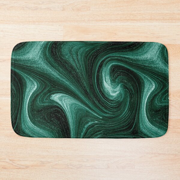 Item preview, Malachite Green Swirl Liquid Abstract Art designed and sold by Piotrek0001.