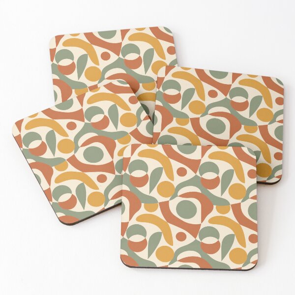 Item preview, Mid-Century Modern Geometric Pattern designed and sold by Myra365Art.