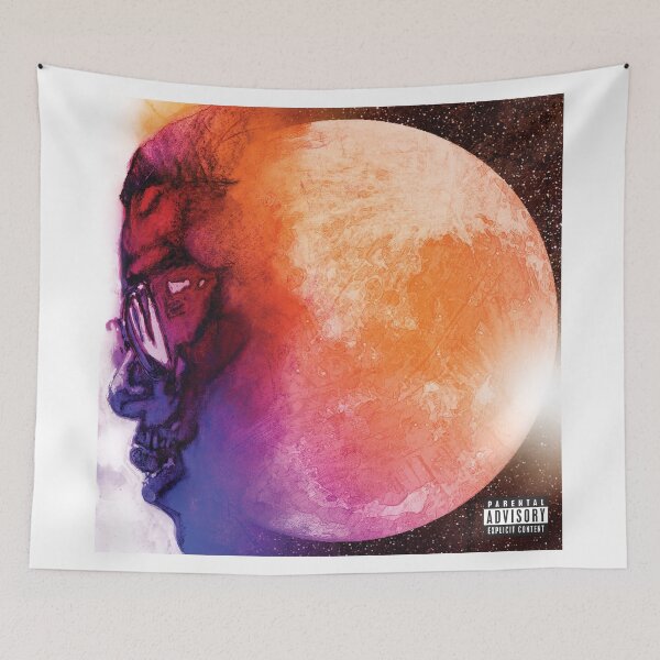 Item preview, Bestseller Albums Cudi Moon Poster designed and sold by arisotaless.
