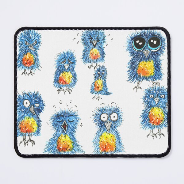 Item preview, Expressions of a blue bird designed and sold by AussiAllison.
