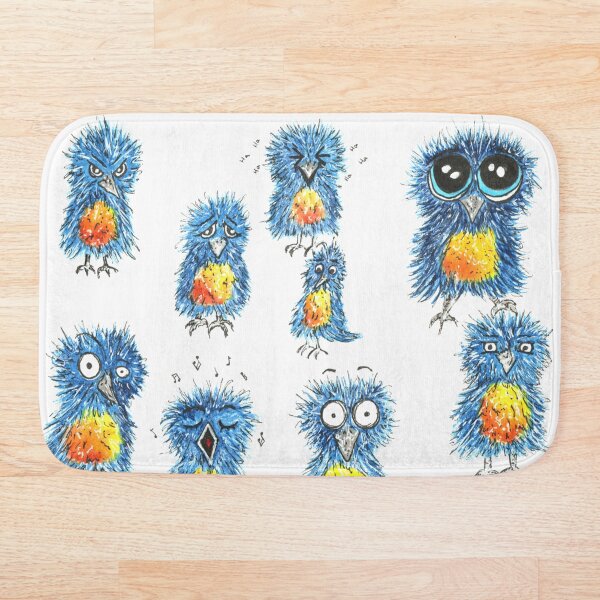Item preview, Expressions of a blue bird designed and sold by AussiAllison.