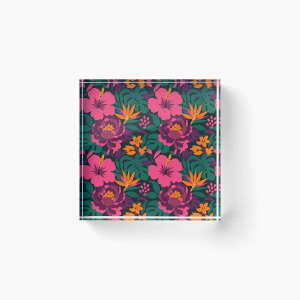 Item preview, Maximalist Tropical Floral designed and sold by Myra365Art.