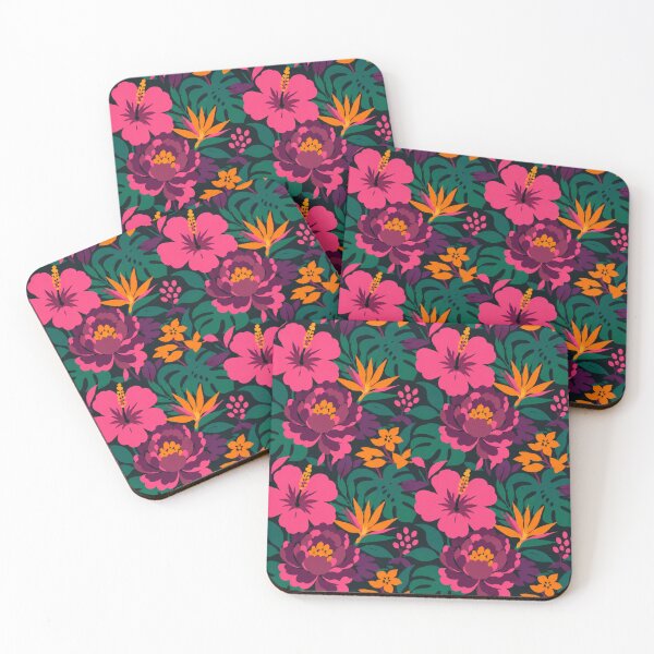 Item preview, Maximalist Tropical Floral designed and sold by Myra365Art.