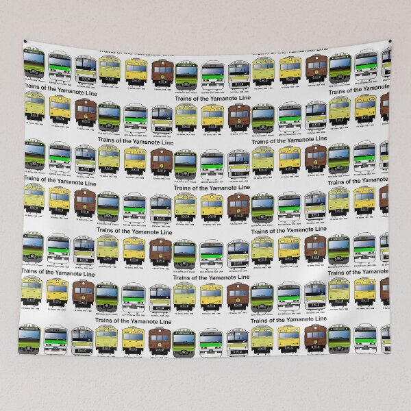 Item preview, Trains Of The Yamanote Line designed and sold by oboskbo.