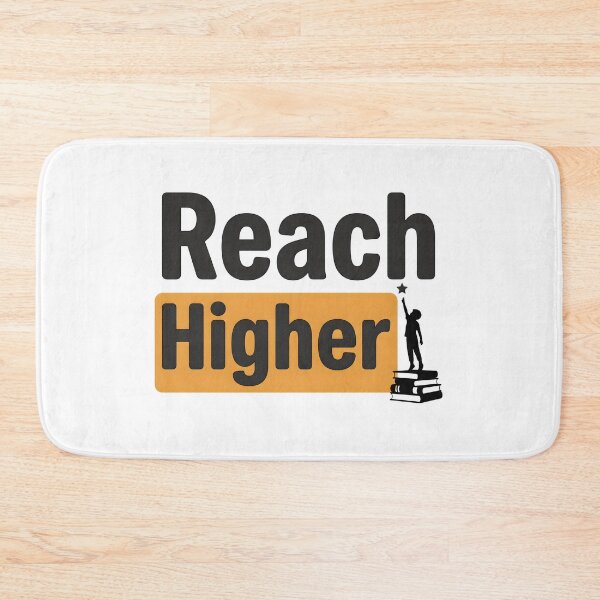 Item preview, Reach Higher Inspirational Quote T-Shirt | Motivational Success Mindset Graphic Tee designed and sold by StickerNestYou.