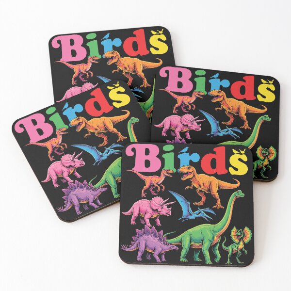 Item preview, Retro 80s Colorful Dinosaurs Are Birds Funny Paleontology designed and sold by AdyKurniawan.