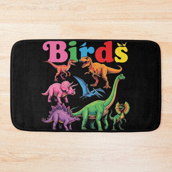 Item preview, Retro 80s Colorful Dinosaurs Are Birds Funny Paleontology designed and sold by AdyKurniawan.