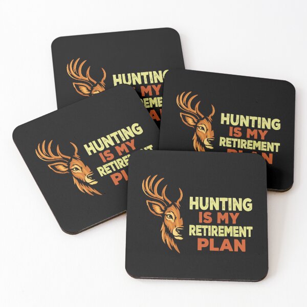 Item preview, Hunting Is My Retirement Plan - Deer Buck Hunter Art designed and sold by BOUCHERIT amine.