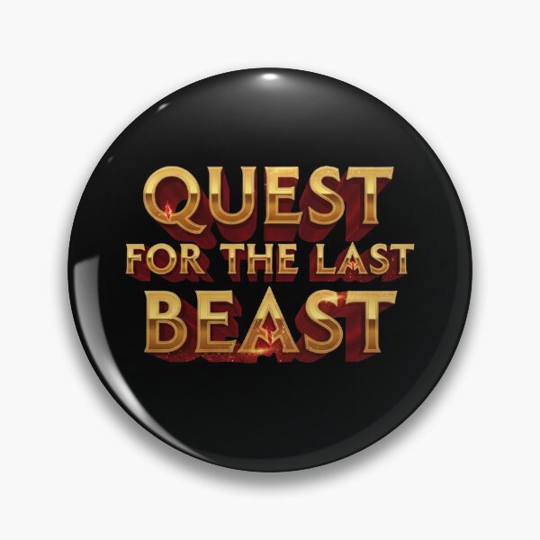 Item preview, Quest For The Last Beast - Epic Fantasy Typography designed and sold by Dzblack.