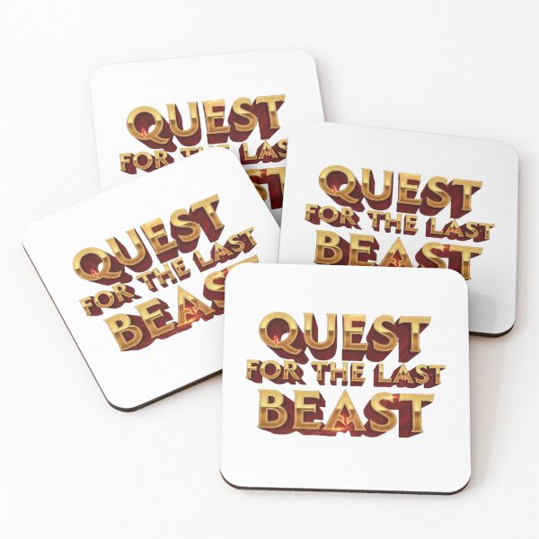 Item preview, Quest For The Last Beast - Epic Fantasy Typography designed and sold by Dzblack.