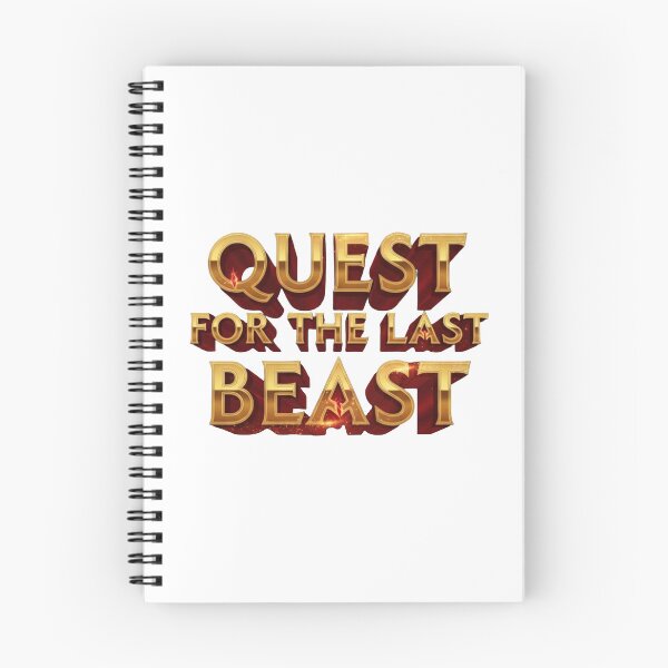 Item preview, Quest For The Last Beast - Epic Fantasy Typography designed and sold by Dzblack.