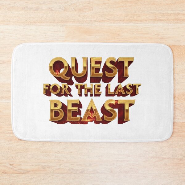 Item preview, Quest For The Last Beast - Epic Fantasy Typography designed and sold by Dzblack.