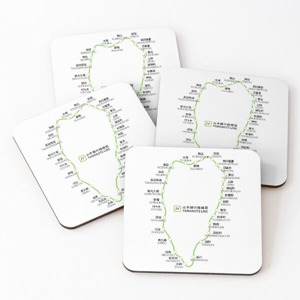Item preview, Yamanote Line Map designed and sold by oboskbo.