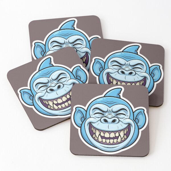 Item preview, Zombie Shark Cartoon Sticker | Funny Undead Shark Face | Creepy Cute Monster Ocean Art | Horror Halloween Die Cut Sticker designed and sold by Bhaskar Digital Art.