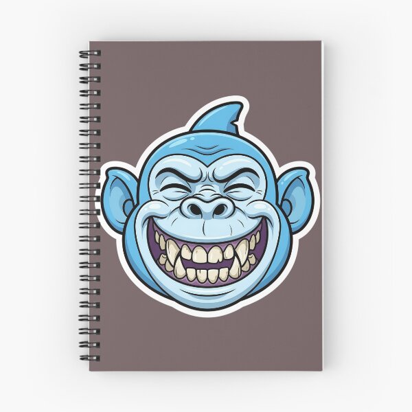 Item preview, Zombie Shark Cartoon Sticker | Funny Undead Shark Face | Creepy Cute Monster Ocean Art | Horror Halloween Die Cut Sticker designed and sold by Bhaskar Digital Art.