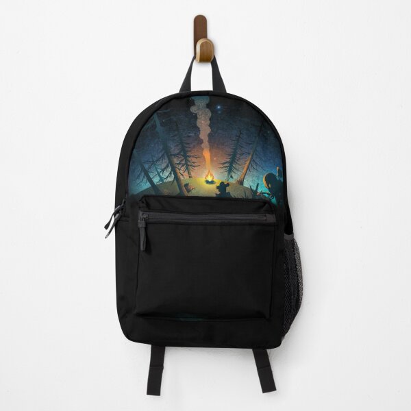 Item preview, Outer Wilds Campfire Silhouette Tee – Starry Night Indie Art designed and sold by · GAMING SOUL ·.