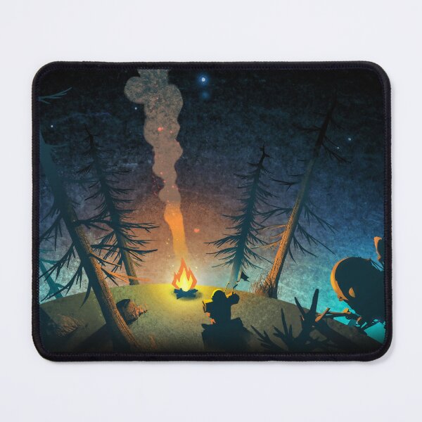 Item preview, Outer Wilds Campfire Silhouette Tee – Starry Night Indie Art designed and sold by · GAMING SOUL ·.
