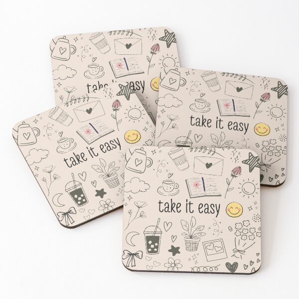 Item preview, Easy Vibes Cute Hand Drawn Doodles designed and sold by LibertyHub.