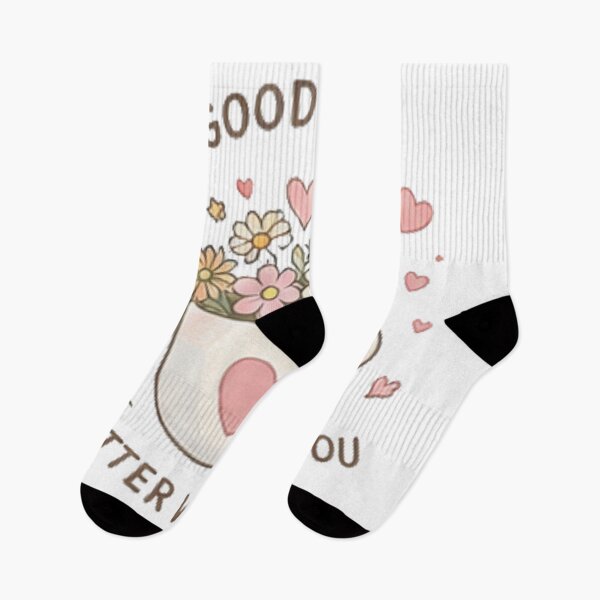 Item preview, Good Days Better With You Floral Teacup Quote Aesthetic designed and sold by Rehnair.