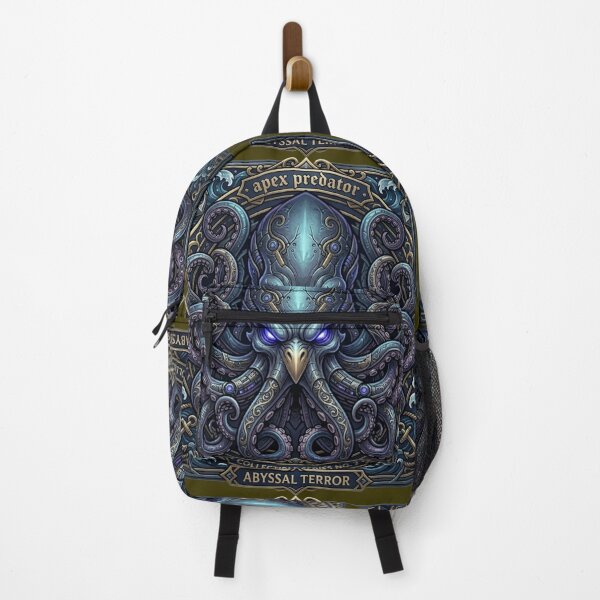 Item preview, Mythical Kraken Leviathan Ornamental Maritime Badge designed and sold by unboxedbyJuls.
