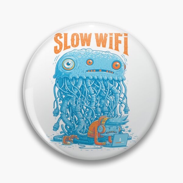 Item preview, Slow WIFI Monster designed and sold by Josh Thompson.