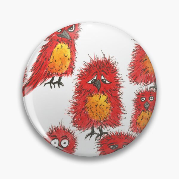 Item preview, Red expressive birds designed and sold by AussiAllison.