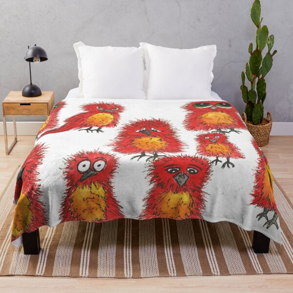 Item preview, Red expressive birds designed and sold by AussiAllison.