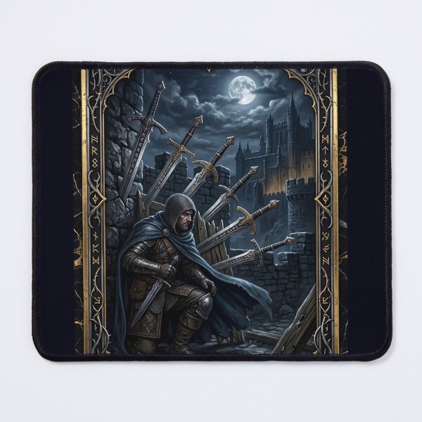 Item preview, Seven of Steels-tarot card designed and sold by Studio77-Gothic.