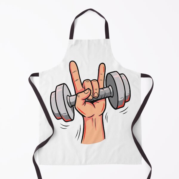 Item preview, Rock On Dumbbell Shirt – Funny Gym Workout Fitness Gift designed and sold by StickerNestYou.