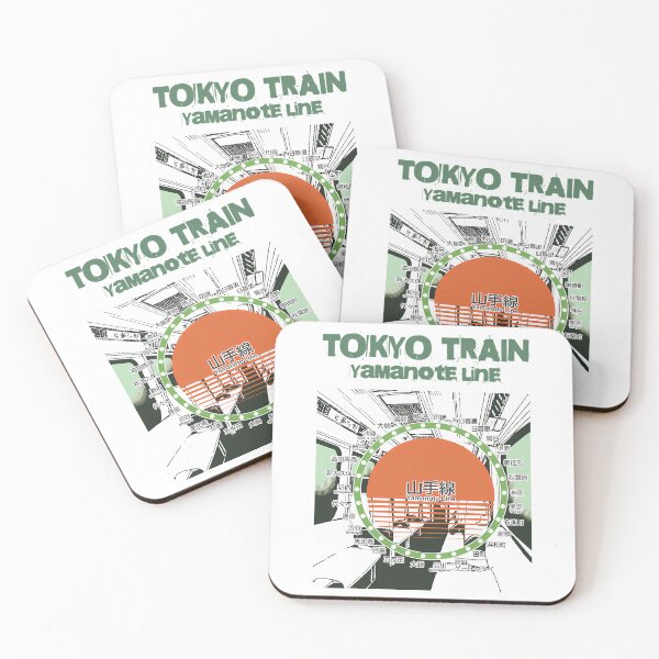 Item preview, Yamanote Line Railmap Tokyo Japan Yamanote Line Collection designed and sold by oboskbo.