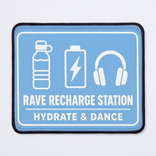 Item preview, Rave Recharge Station Hydrate and Dance Sign designed and sold by ZenRave Designs.