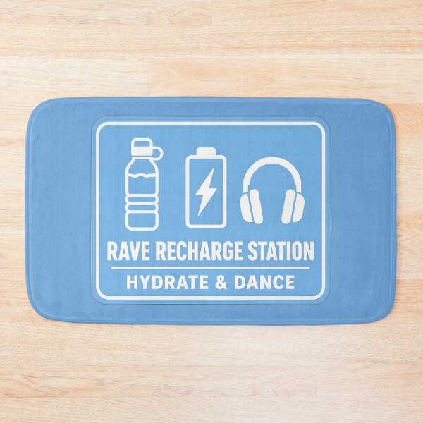 Item preview, Rave Recharge Station Hydrate and Dance Sign designed and sold by  ZenRave Designs.