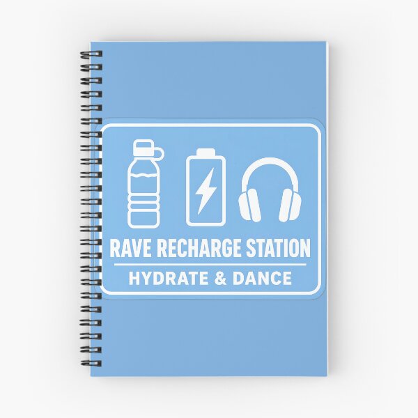 Item preview, Rave Recharge Station Hydrate and Dance Sign designed and sold by  ZenRave Designs.