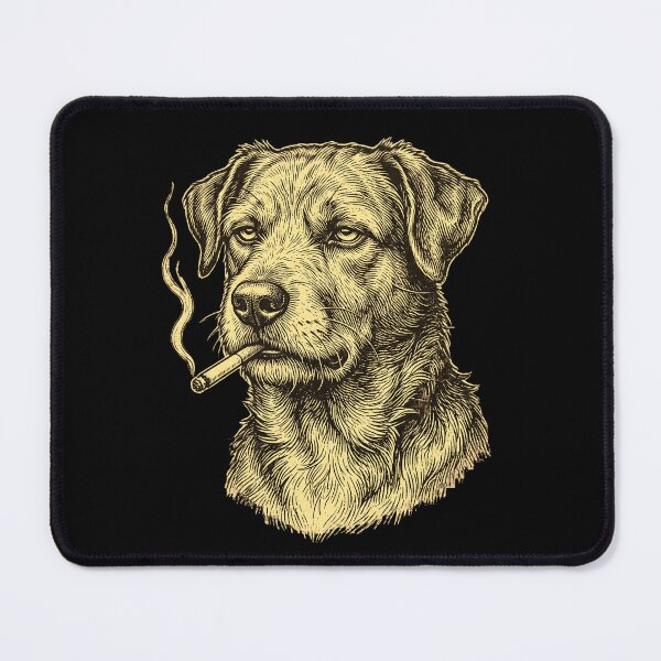 Item preview, Rebel Labrador Retriever Smoking Cigar designed and sold by dudelinart.