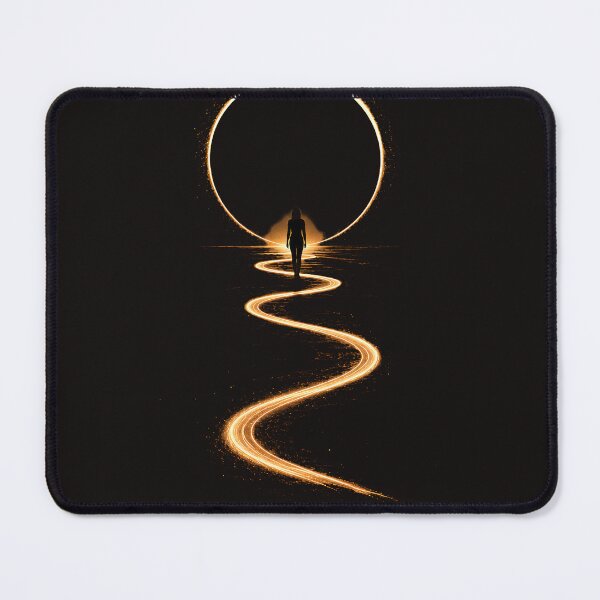 Item preview, Follow the Light | Minimalist Glowing Path Inspirational T-Shirt designed and sold by CalmMandala.