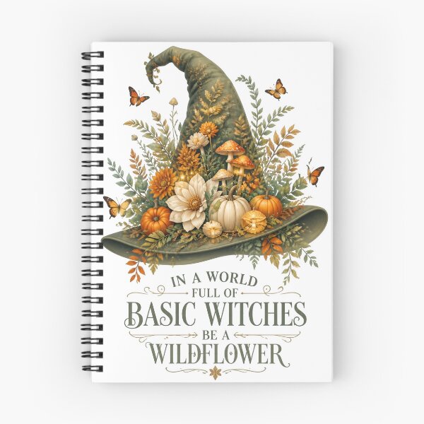 Item preview, In A World Full Of Basic Witches Be A Wildflower Halloween designed and sold by Sovereign Supply Co..