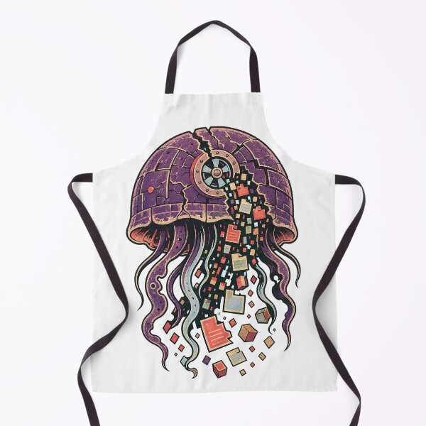 Item preview, Data-Leak Jellyfish – Cybersecurity Creature designed and sold by yagniikd-.