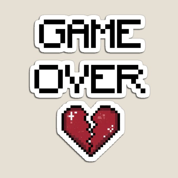 Item preview, GAME OVER designed and sold by VanillaCream1.