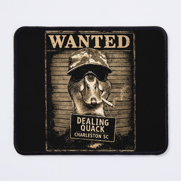Item preview, Wanted Dealing Quack Charleston SC Duck Mugshot designed and sold by DrawMotion.