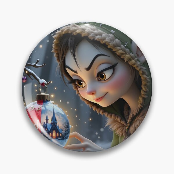 Item preview, Noel's Winter Wish – A Christmas Ornament of Magic designed and sold by nicky2342.