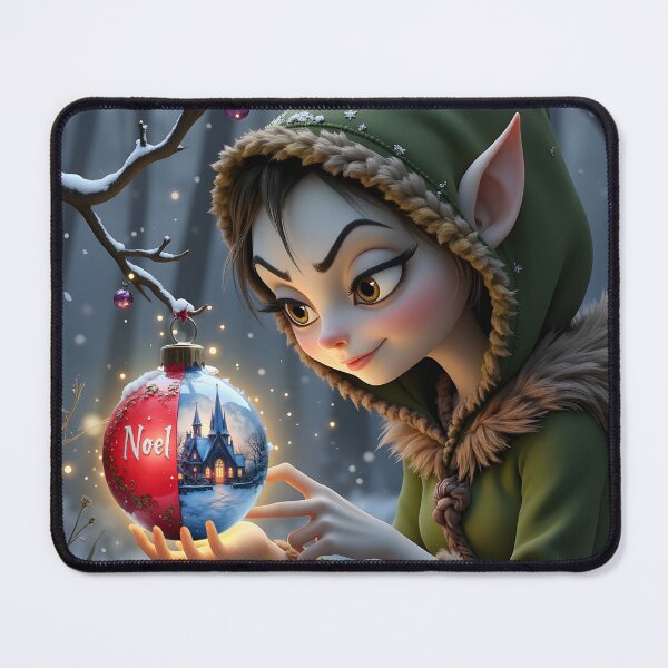 Item preview, Noel's Winter Wish – A Christmas Ornament of Magic designed and sold by nicky2342.